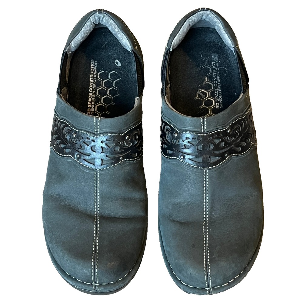 Ariat Southlake Clogs Mules Brushed Black Leather Womens 7.5 UK‎ 5 EU 38.5